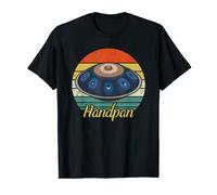 Handpan Retro Tshirt | Tambor de colgar instrumento de chapa Camiseta