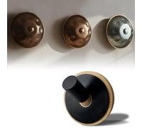 Handpan - Soporte de pared para tambor de madera con topes de goma, soporte de pared de acero premium, tambor de lengua