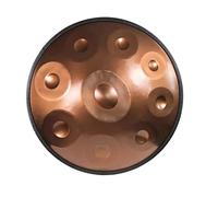 Handpan - Tambor de acero (9 notas, 22 pulgadas, en D menor, con soporte y funda), instrumento de alta calidad en sintonización de 432 Hz