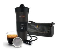 Handpresso - Handcoffee Auto Set | Pack cafetera 12v | cafetera portátil para coche | compatible con monodosis Senseo, incluye taza y bolsa | Ideal para viajes, autocaravanas y pausas en ruta