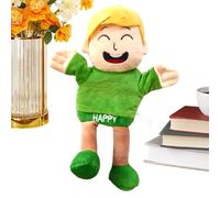 Handpuppen für Erwachsene | Lustige, Kuschelige Emotions-Puppen | Pädagogisch Wertvolle Plüschtiere für Kinder | Rollenspiel, Zuhause, Spielzimmer, Kindergarten, Klassenzimmer und Feiern