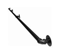 Handrails for Indoor Stairs, Galvanized Steel Handrails Ergonomic Design, Custom Sizes Available Upon Request, Super Smooth Surface Supports 200Kg