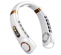 Hands-Free Cooling: This neck fan rechargeable wearable air circulator f