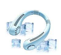Hands-Free Neck Cooling Fan - 3-Speed Personal Air Circulator, Whisper-