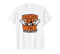 Hands Off Wok Carbon Steel Possessive Cook Humor Obsession Camiseta