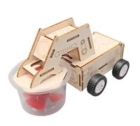 Hands on Assembly Juego de de Barredora de Limpieza de Madera Divertido Juguete Educativo de Ciencias para niños que exploran los Principios de la física Juego de Aprendizaje de física