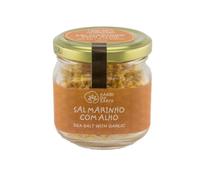Hands on Earth Sal Marina con Ajo Ecológica | Bote 120 g | 100% Natural y Artesanal | Sin Aditivos