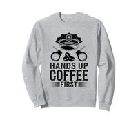 Hands Up Coffee Primer oficial de policía Departamento de policía Sudadera