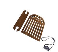 Handweaving Loom Kit - Small Wooden Backstrap Loom, Complete Bandweaving Set, Heddle Tools and Craft Supplies, Ideal for DIY Bracelets Anklets Necklaces Holiday Crafts