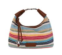 Handwoven Rainbow Dumpling Handbag - Retro Zipper Pouch for Travel & Daily