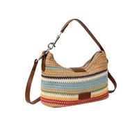 Handwoven Straw Purse - Adjustable Shoulder Strap, Retro Woven Summer Beach