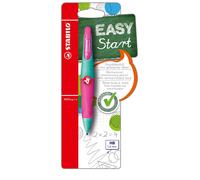 Portaminas ergonómico STABILO STABILO EASYergo 1.4 - Pack con 1 unidad - Para diestros - Color rosa y turquesa