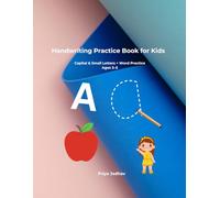 Handwriting Practice Book for Kids: Capital & Small Letters + Word Practice Ages 3-5
