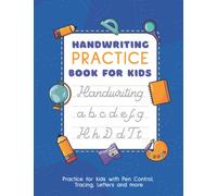 Handwriting Practice book for kids | work book, Practice, ABC Book, Penmanship, 1st, 2nd, 3rd. kindergarten book, tracing,