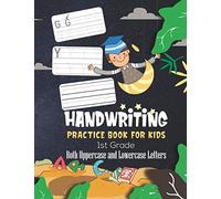 Handwriting Practice Books for Kids 1st Grade. Both Uppercase and Lowercase Letters.: Letters for Toddlers Tracing.