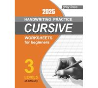 Handwriting Practice Cursive Worksheets for Beginners: Learn cursive writing workbook.