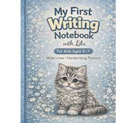 Handwriting Practice Notebook for Kids Ages 5-7: Wide Ruled Paper for School and Home • 80 Pages