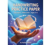 Handwriting Practice Paper for Kids: 120 Blank Pages with Dotted Midline for Letter Formation: Writing Workbook for Preschool and Kindergarten Students
