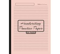 Handwriting Practice Paper: Large 8.5 x 11 Inches, Wide Lines with Dotted Midline for Kids’ Print & Cursive Writing