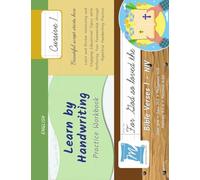 Handwriting Practice Workbook - Bible Verses 1 - NIV - Cursive, Level 1: Learn by Handwriting. John 3:16 + John 14:6 + Philippians 4:13 + Proverbs ... and Children - BV1C1LE (Bible Verse 1 - NIV)