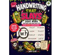 Handwriting that Slays - Sight Word Sentence Writing Practice: Zombie Hot Dogs Edition