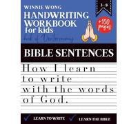 Handwriting Workbook for Kids | How I learn to write with the words of God - Based on the Book of Deuteronomy: More than 100 pages of exercises to ... TO WRITE WITH THE WORDS OF GOD” COLLECTION)