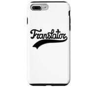 Handwritten Black Translator Design with Vintage Underline Carcasa para iPhone 7 Plus/8 Plus
