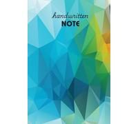 Handwritten Note: 5.24 x 22.86 cm Large Notebook, 120 Pages, Colourful Cover
