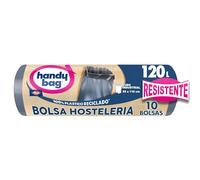 Handy Bag Bolsas de Basura 120L Industrial, Extra Resistentes, No Gotean, 100% Material Reciclado, 10 Bolsas