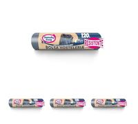 Handy Bag Bolsas de Basura 120L Industrial, Extra Resistentes, No Gotean, 100% Material Reciclado, 8 Bolsas (Paquete de 4)