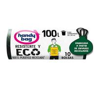HANDY BAG RECICLADA bolsa basura resistente 100 litros 10 u