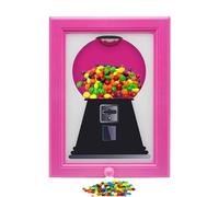 Handy-Candy - Dispensador de caramelos acrílico de 21,1 x 29,8 x 2,7 cm, marco de caramelos para colgar fotos, dispensador de dulces, máquina dispensadora de dulces, marcos dispensadores de caramelos