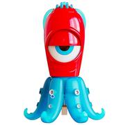 Handy Famm Ollie The Octopus Destornillador de cabeza plana, herramienta STEM segura para niños con patas estabilizadoras, destornilladores de cabeza plana reales para niños de 5 años en adelante