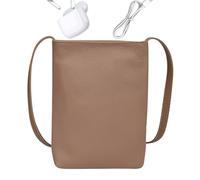 Handy Geldbörse Damen Leder - Kleine Umhängetasche mit Reißverschluss | Kompakte Handytasche für Frauen und Mädchen | Modische Leder Tasche für Schlüssel Lippenstift Kopfhörer | Vielseitige Reise