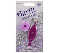 Handy Hands Aerlit lanzadera de frivolité con 2 bobbins-Boysenberry