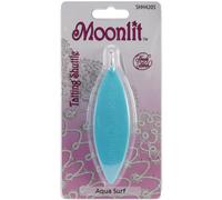 Handy Hands Moonlit Tatting Shuttle con gancho, Aqua Surf