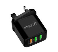 Handy-Ladeblock, Schnellladeblock für Mobiltelefone | 18W QC3.0 USB-Ladestecker-Adapterkopf | 5V3A-Ladeblock für Reisen, kompakter -Wandwürfel für Tablets, Kameras, Kopfhörer