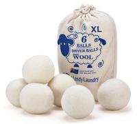 Handy Laundry, Bolas de lana para secadora, suavizante natural, reutilizables, reducen las arrugas de la ropa y ahorran tiempo de secado, mejor alternativa a las bolas de plástico y suavizante