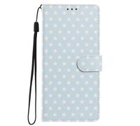 Handyhülle für Samsung Galaxy A55 5G, hülle klapphülle Premium PU Leder Magnet Schutzhülle Sternmuster Handytasche Kartenfach Standfunktion Tasche für Samsung Galaxy A55 5G, blau