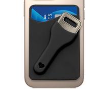 Handyhülle mit Kartenfach,Silikon-Saugnapfhalterung - Kreditkartenhalter für die Rückseite von Smartphone-Hüllen - für Frauen, Männer, Auto, Kreuzfahrt, Arbeit, Fitness, , Reisen, Schule, Bus ausweise