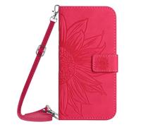 Handykette Lederhülle für Xiaomi Redmi Note 14 5G Sonnenblume Flip Hülle Wallet Case Handyhülle PU Leder Tasche Cover Kartensteckplätzen Schutzhülle für Xiaomi Redmi Note 14 5G Handy Hüllen Jiu Hong.