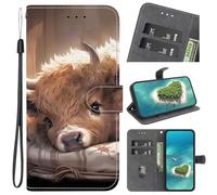 Handykette Ledertasche für iPhone 17 Handyhülle Hülle Case PU Leder Tasche Flipcase Cover Silikon Schutzhülle Handytasche Skin Ständer Klapphülle Schale Bumper Magnet grau