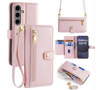 Handykette para Samsung Galaxy S24 FE Funda Con Banda Funda para Móvil en Rosa