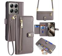 Handykette Xiaomi 14T Pro Funda Con Banda para Móvil Ranuras Tarjetas Polipiel