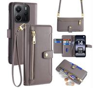 Handykette Xiaomi Note 14 4G Con Banda Funda para Móvil Casilas Tarjetas Piel PU