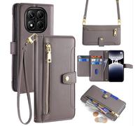 Handykette Xiaomi Note 14 Pro 5G Con Banda Funda para Móvil Casilas Tarjetas PU