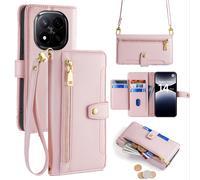 Handykette Xiaomi Note 14 Pro + Con Banda Móvil Superficie para Tarjetas Cuero