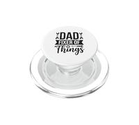 Handyman Dad Fixer of Things Mecánico Padre PopSockets PopGrip para MagSafe