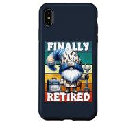Handyman Retirement GNOME Craftsman Daddy Is Finally Retired Carcasa para iPhone XS MAX