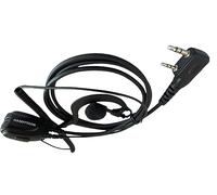 HANDYTRON Walkie Talkie Auricular Reforzado | Pinganillo Profesional | Ideal para Trabajo y Seguridad | Conector 2 Pin | Compatible Kenwood BAOFENG PROSTEL